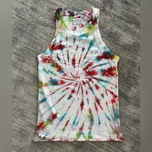 WESLEY WSLY Rivington Bandier tank top (white tie dye)